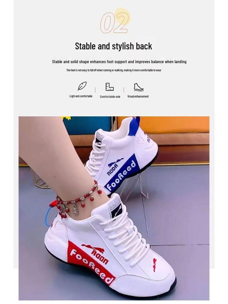 2025 Trendy Tenisky s rovnou podrážkou: Pohodlné, prodyšné bílé ležérní sportovní boty