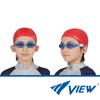 View V740JSA BL Swimming Made In for Elementary School Students Ages Prescription Lenses SWIPE UV Antibacterial Goggles, Japan, 6-12, Anti-Fog,
