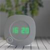 Motion Sensor Night Light With Digital Time Display Clock PIR Sensor Wall Lamp Adjustable Brightness Magnet Night Lamp