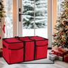 Red Oxford Christmas Decor Storage Box With 128 Compartment Xmas Decorations Organizer Xmas Decor Storage Organizer
