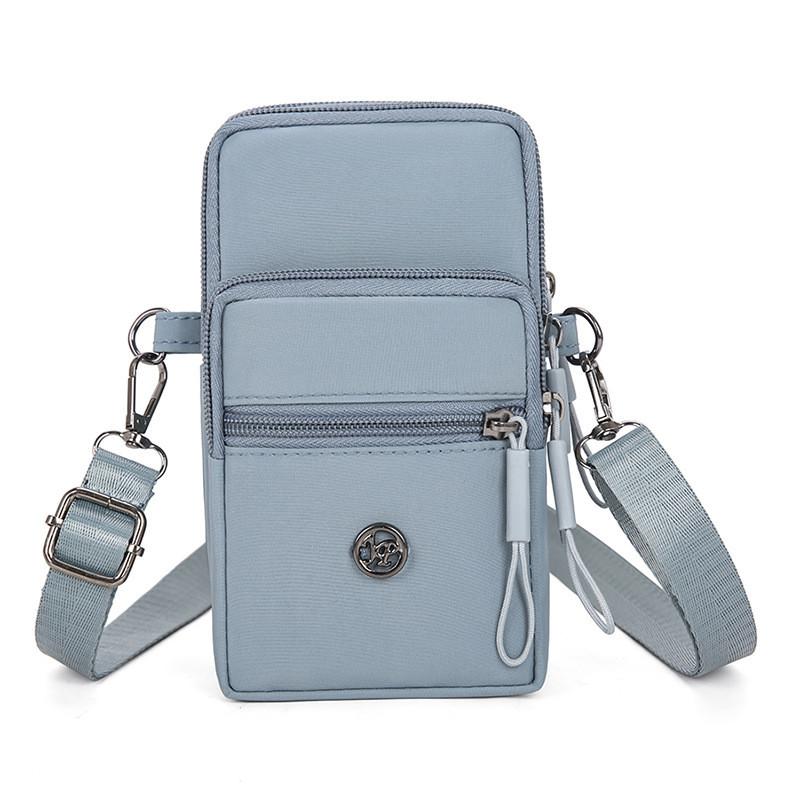 Nylon Mini Crossbody Phone Bag For Summer Travel And Casual Use