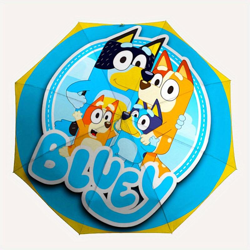 

1pc Bluey Dog Automatic Umbrella - 8-Rib Foldable Design, Outdoor Adventures, and Family Celebrations, Durable Canopy Material yy250827141