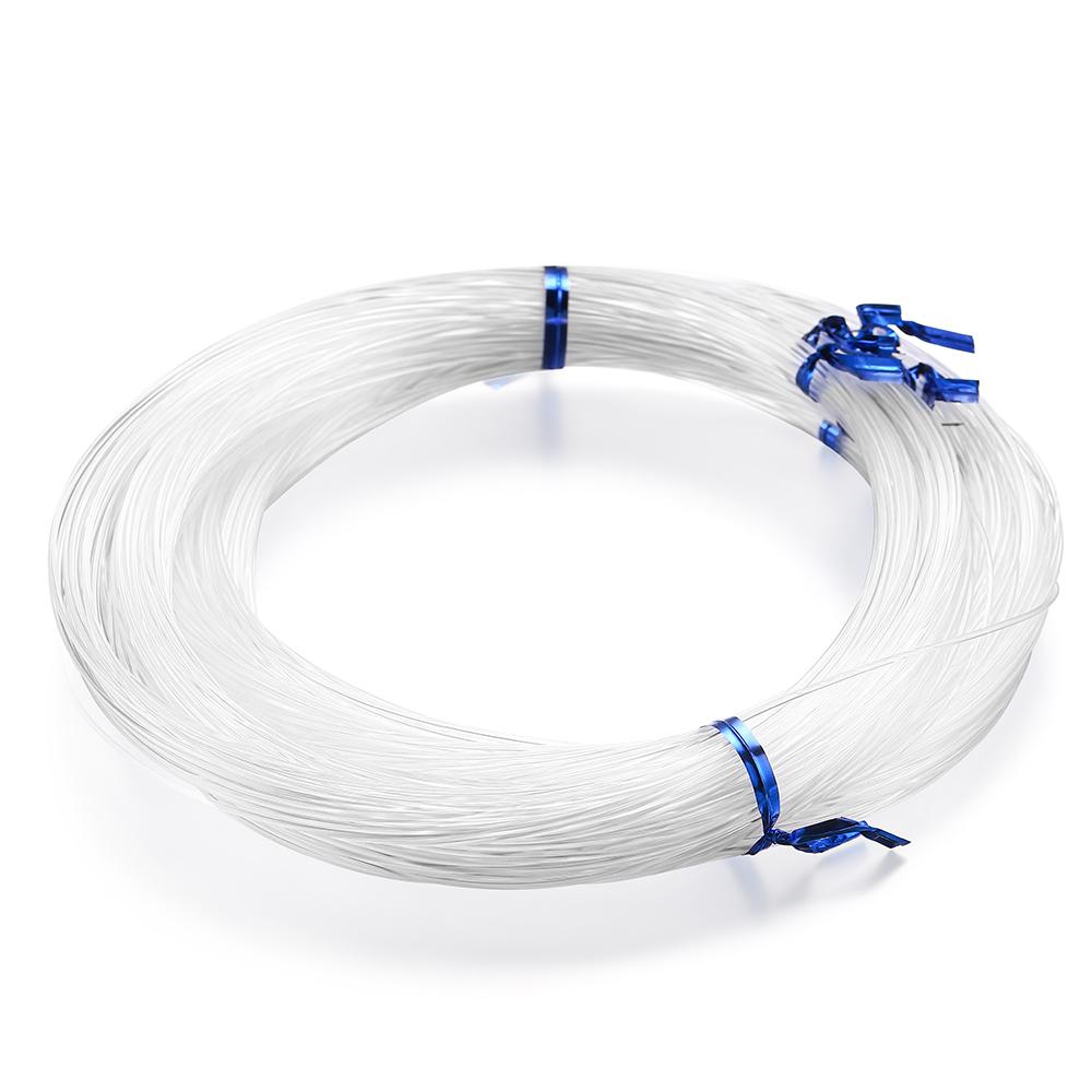 

1Roll 10-65m Transparent Crystal No Elasticity Cord Beading String thread beading Cord Thread For DIY Jewelry Making Findings 0.8mm 17m