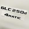 3D ABS Car Tail Rear Trunk Badge Emblem Letter Stickers For Mercedes Benz GLC Class X253 GLC300de GLC300e GLC350e GLC400e GLC260 RX7