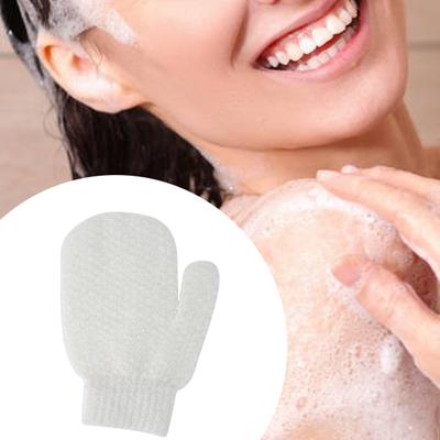 Durable Good Elasticity Mitten Towel Shower Glove Wash Skin Body Scrub Gloves Bath Supplies