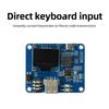 Ham Radio CW Practice Transmit Keyboard Morse Code Electronic Keyer Adjustable WPM Built-in Buzzer for Radio Communication Train