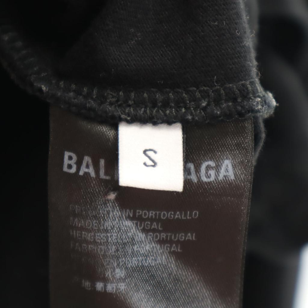 Balenciaga Made In Portugal Long Sleeve T-shirt S Black Men's Used