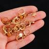 Henson's Love Butterfly Zircon Pendant Nose Ring - Fashionable European and American Style Pierced Nose Ornament.
