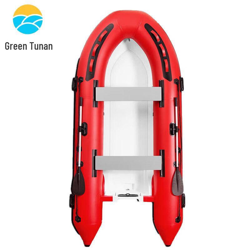 Tunan Green Fiberglass Bottom Assault & Rescue Boat