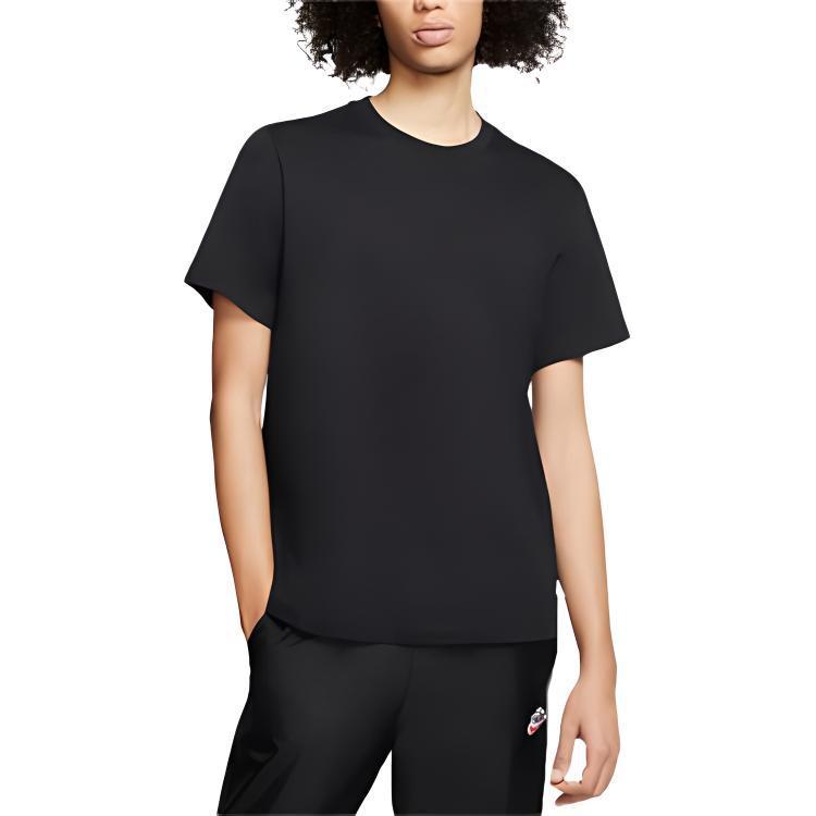Nike T Shirts Men's Black Crew Neck Moderate CZ6367-010