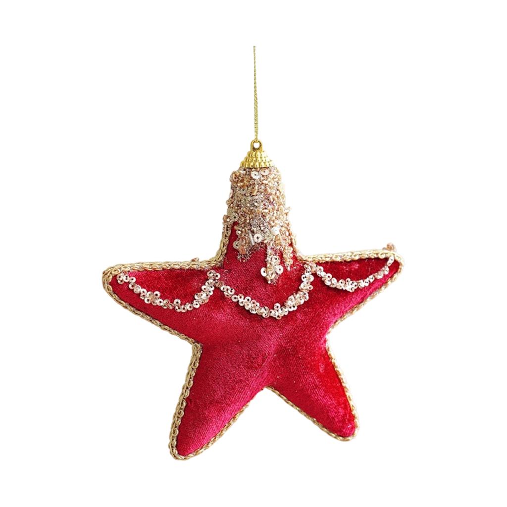 Christmas Foam, Tree and Star Shaped Hanging Ornaments for Holiday Party Decorations