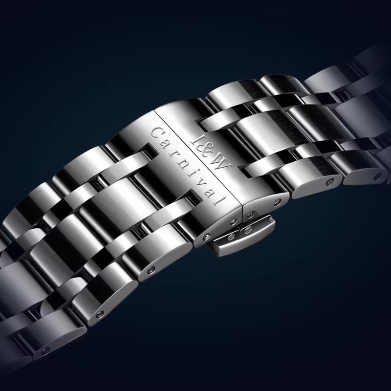 IW Mens Watches Top Brand Luxury Sport 50M Waterproof Steel Automatic Mechanical Watch Men Sapphire Mirror Japanese Movement