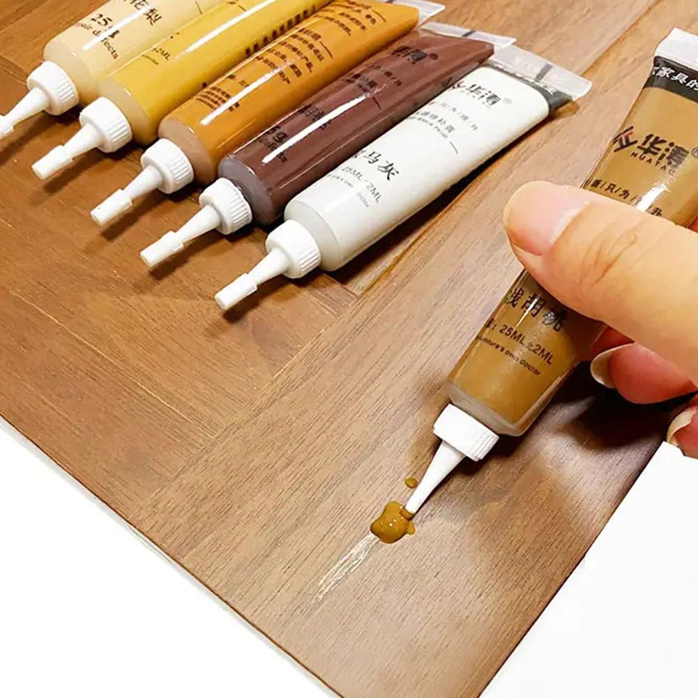 Mehrzweck Mehrfarbiges Holzmöbel Kratzer Reparaturmittel Beschädigungsreparaturcreme Möbelrenovierungslack Kratzerfüller