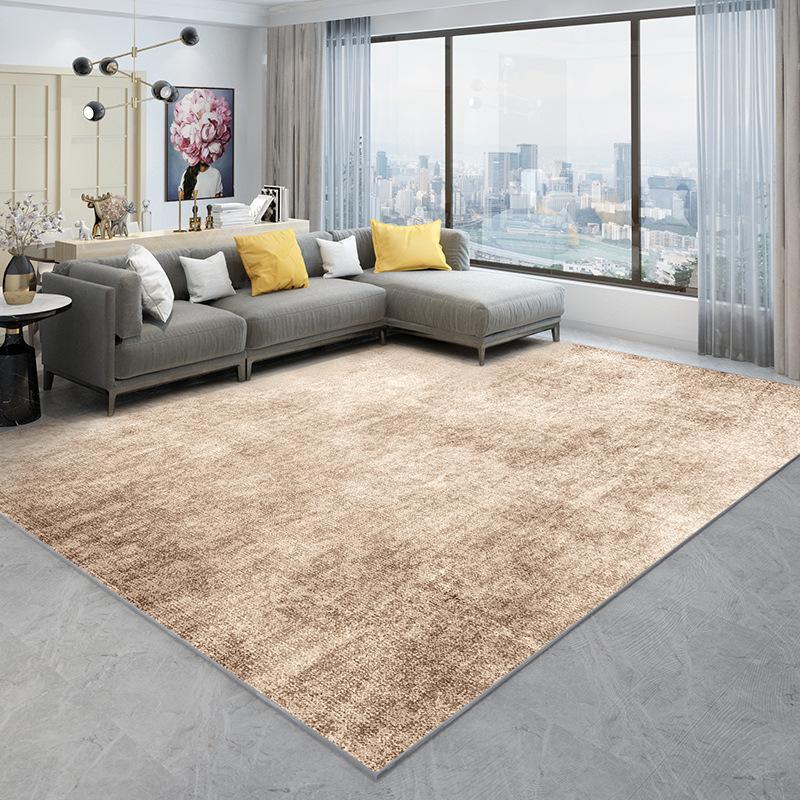 Modern Minimalist Solid Color Carpet Living Room Large Area Carpets Bedroom Decoration Rug Hotel Commercial Rugs Non-slip Mat