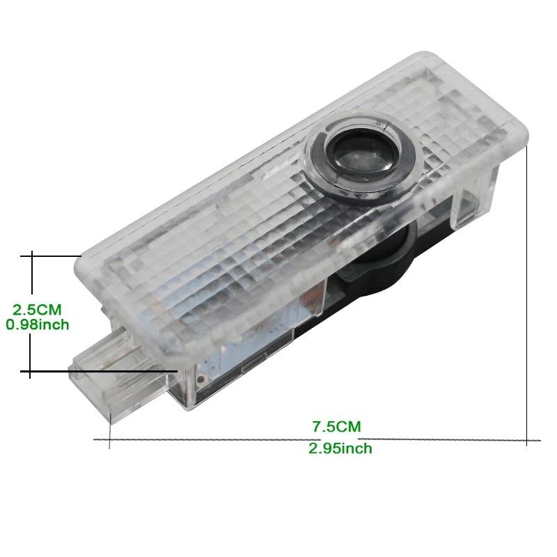 ta30-Car Door Welcome Lamp LED Atmosphere Light Ghost Shadow Projector Light For BMW M Performance E46 E90 E60 F20 X1 F10 F30 Sticker