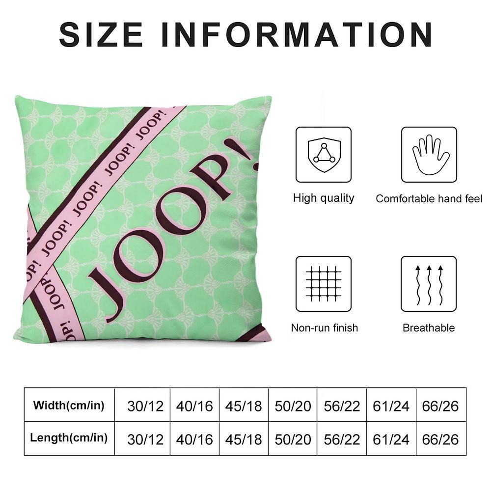 Luxus J-Joops Cool Kissenbezug Weicher Plüschstoff Doppelseitig Bedruckter Sofakissenbezug Für Alle Jahreszeiten Wohndeko Geschenk