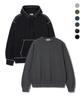 [2Pack] Stonewashed Brushed Sweatshirt & Hoodie Coosts255Ts256