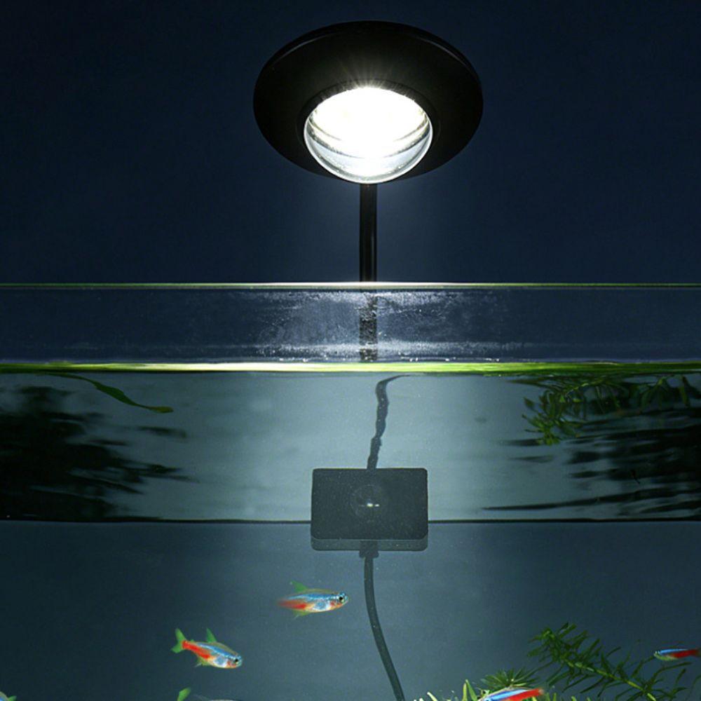 Full Spectrum Fish Tank Clip Lamp Adjustable Brightness Flexible Stem Aquatic Plant Grow Light Color-changing Eye-friendly