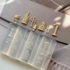 3D Silicone Nail Mold Flower Bow Butterfly Nails Templates Transparent Mold Diy Nail Art Decor Stamping Plates Manicure Tools