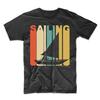 Vintage Retro 1970s Style Sailing Sail Boat TShirt Hip Hop Fashion Casual Cotton T Shirt Oversized Unisex Tops Unisexs Clothes
