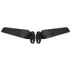 2pcs Motorcycle Rearview Mirror Adjustable Rotating Wind Wing Mirror Replacement for Ninja 250 300 H2 H4
