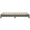Bed Frame without Mattress Dark Grey 120 x 190 cm Velvet