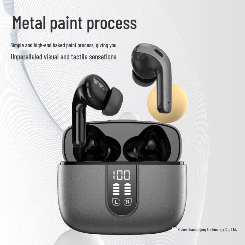 2026 High-Quality Noise-Cancelling Bluetooth Earbuds with Long Battery Life & Display, Compatible with Huawei, Apple, Xiaomi