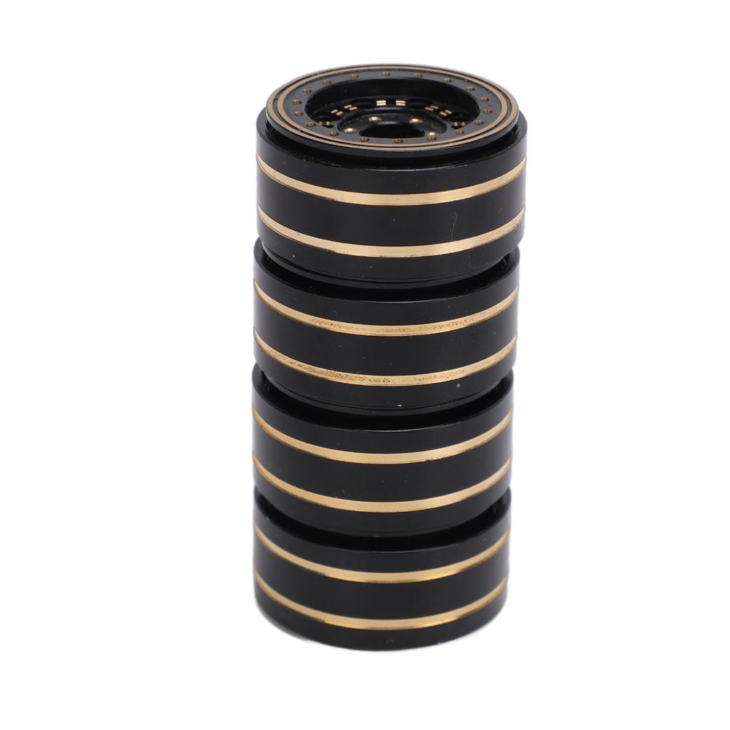 4pcs 1.2 Inches Beadlock Wheels Rim Increased Stability Brass RC Crawler Wheel Rim Upgrade Accessori