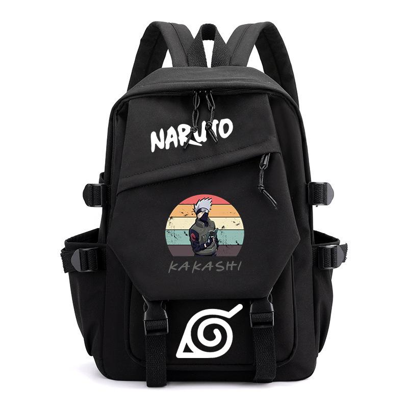 Animation peripheral junior high school backpack cross-border new large-capacity backpack computer bag