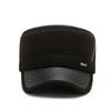 Autumn and winter middle-aged hat men's dad flat top warm ear protection hat thickened sports and leisure cap