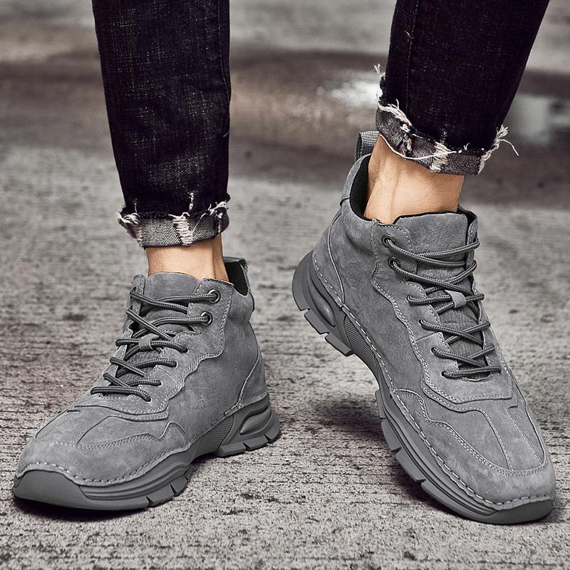 Fashion Winter Footwear New Men's Cotton Shoes Platform Outdoor Leisure Sports Shoes Fashion Loafers Breathable Soft Soled Men's Shoes
