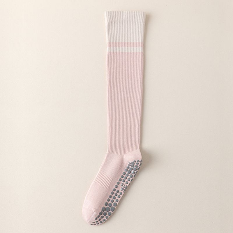 

Длинные носки для йоги Нескользящие Профессиональные Женские Носки для Фитнес-зала для Занятий в Помещении Взрослые Носки для Йоги Нескользящие Носки для Пилатеса Pink