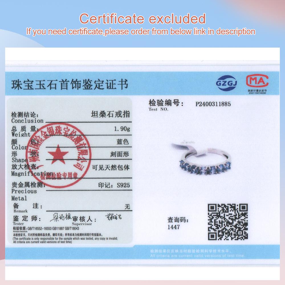 Set de bijuterii din tanzanit natural, cerceu inel, rotund, de 3 mm, cerceu inel din tanzanit albastru natural, argint 925