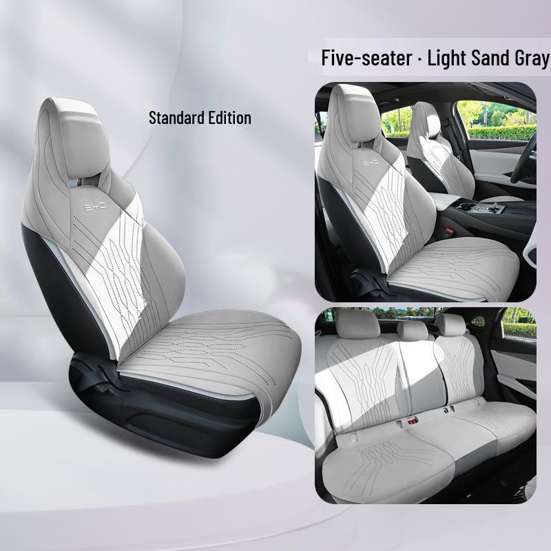 BYD Seal 06 DM-i Car Seat Cushion: Breathable, Non-slip, Flocking, Universal Fit for All Seasons