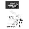 313mm Wheelbase Open Car Body   Accessory Fit for SCX10 90046 1Celsius10 RC Car Model