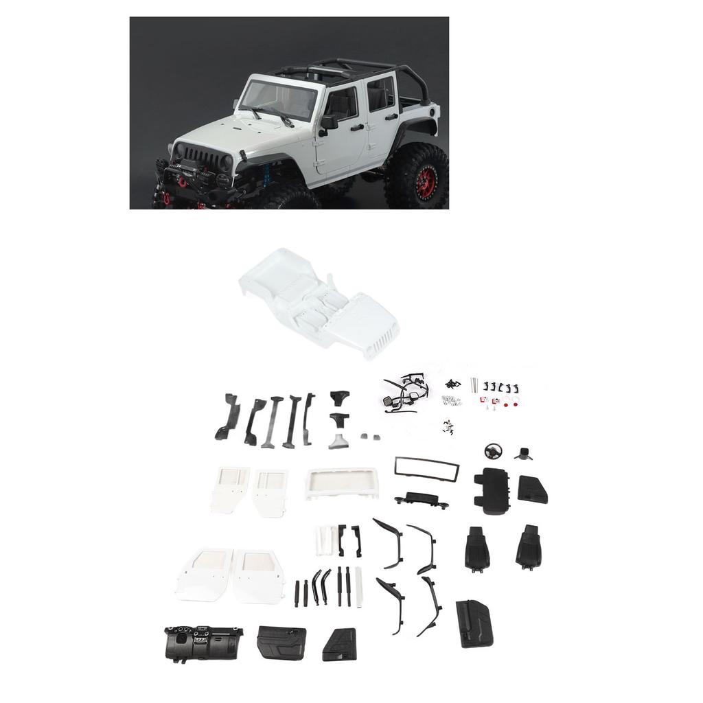313mm Wheelbase Open Car Body Accessory Fit for SCX10 90046 1Celsius10 RC Car Model