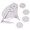 Metal Mechanical Gear Ruling Pen Durable Drawing Tool Roller Wheel Scriber for Architect Student DIY Craft Making