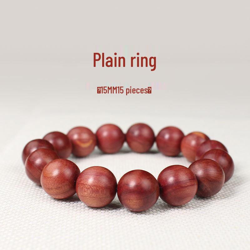 Cypress Hand String 2.0: Fragrant Wood Buddhist Beads Bracelet for Couples, 108 Red Blood Skin Cypress Beads