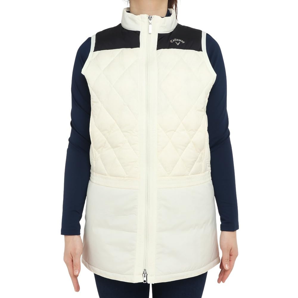 Callaway Down Vest and Golf C22216202 L Women's Full-Zip (Stretch, Water-Repellent, Warm) / / 1031_White