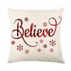 New Christmas Pillow Printed Simple Holiday Pillow Cover Home Sofa Pillow Pillowcase Cushion Wholesale