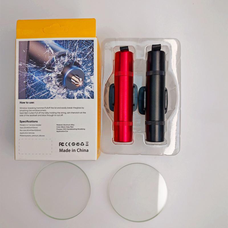 Portable Mini Window Breaker: Safety Hammer 2-Pack for Emergency Escape