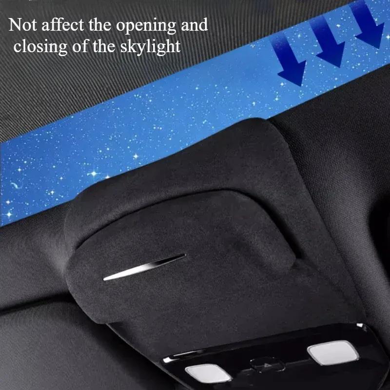 For Leading Ideal LiXiang L6 L7 L8 L9 One Car Glasses Case Roof Sunglasses Protection Storage Clip Car Modification Accessories