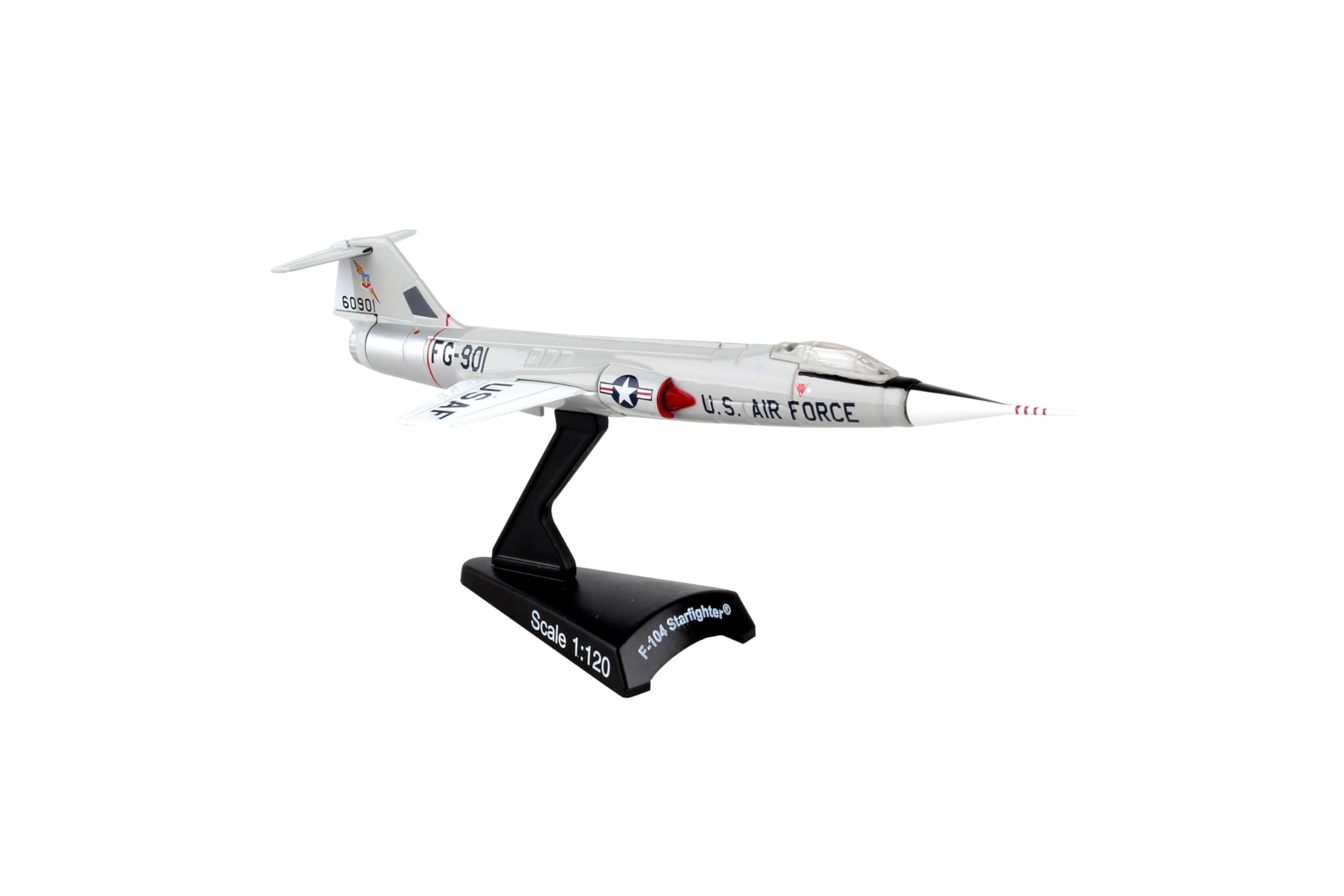 

ПОЧТОВАЯ МАРКА ВВС США 1/120 F-104 FG-901 серый