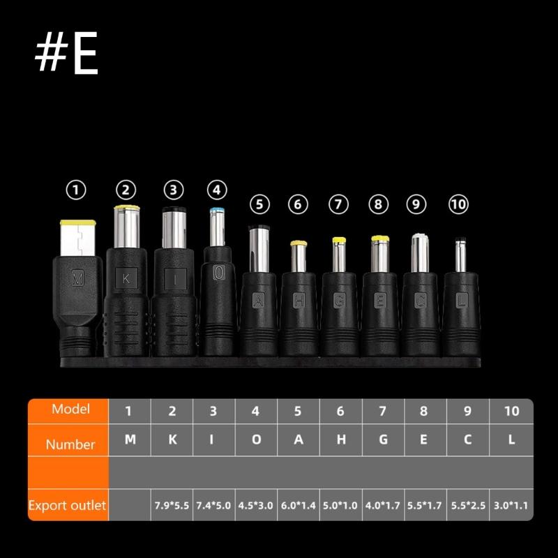 Durability PVC Coating DC5.5x2.1mm To USB C Charging Cord Featuring 5V/9V/12V/15V/20V/28V Adjustable Output Voltages