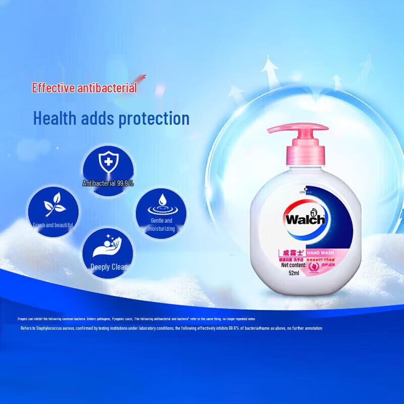 Walch Healthy Antibacterial Hand Sanitizer, Moisturizing Twin Pack