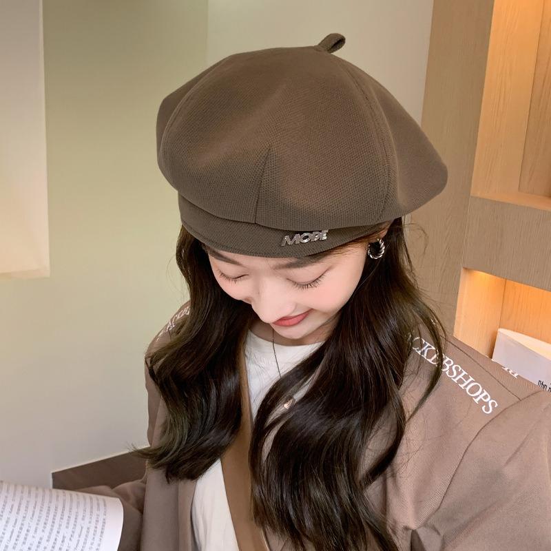 Шапка осінь-зима, дитяча металева абетка, берет, шапка маляра