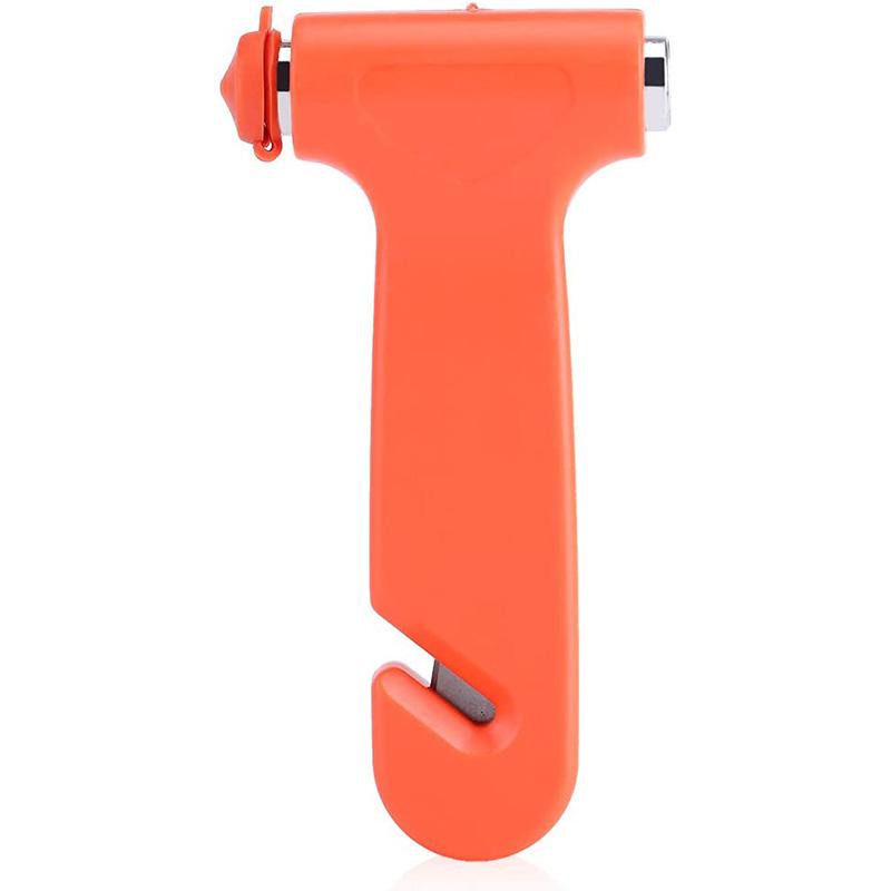Car-Mounted Multi-Functional Rescue Hammer with Safety Strap Emergency Window-Breaking Device