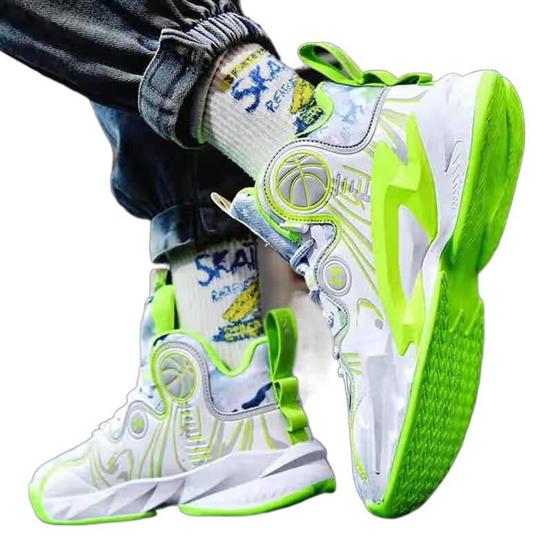 Children's sports shoes men's shoes autumn and winter 2025 new soft-soled running basketball shoes medium and large children's boys trendy shoes