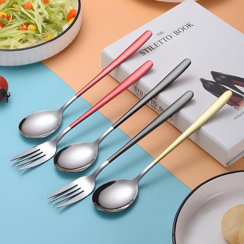 Stainless Steel Long Handle Dessert & Soup Spoon