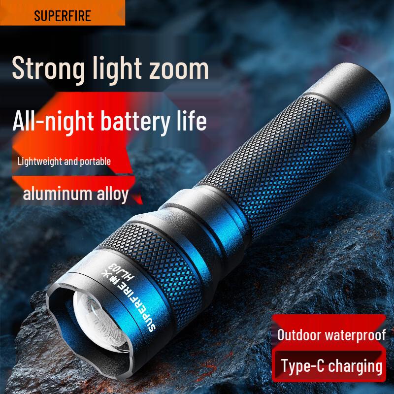 SupFire High-Power Rechargeable LED Flashlight